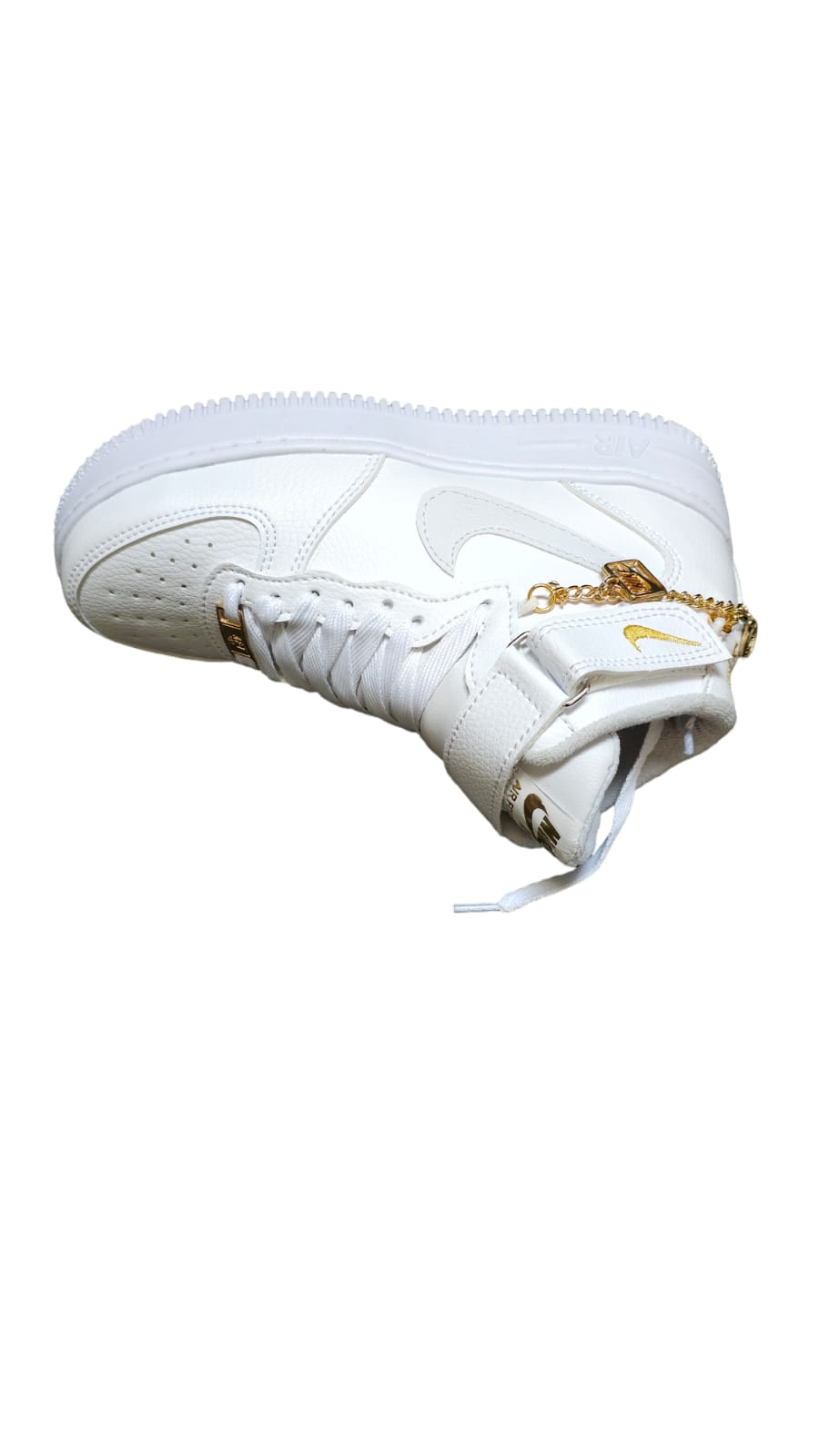 Tenis Nike Af1 Calidad AA Nacionales En Bota Con Cadena De Lujo