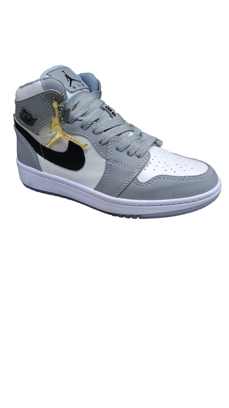 Tenis Jordan Retro 1 Gris Calidad AAA