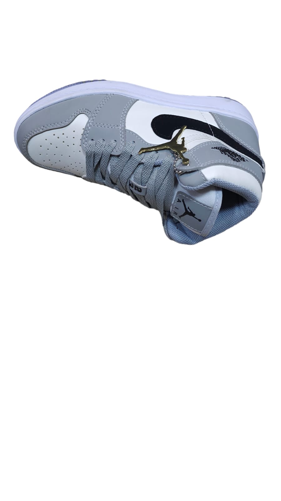 Tenis Jordan Retro 1 Gris Calidad AAA