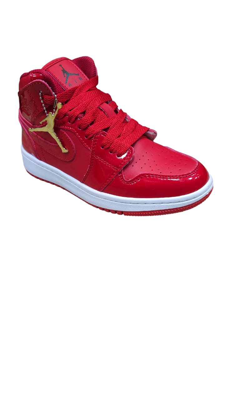 Tenis Jordan Retro 1 Rojo Charol Calidad AAA
