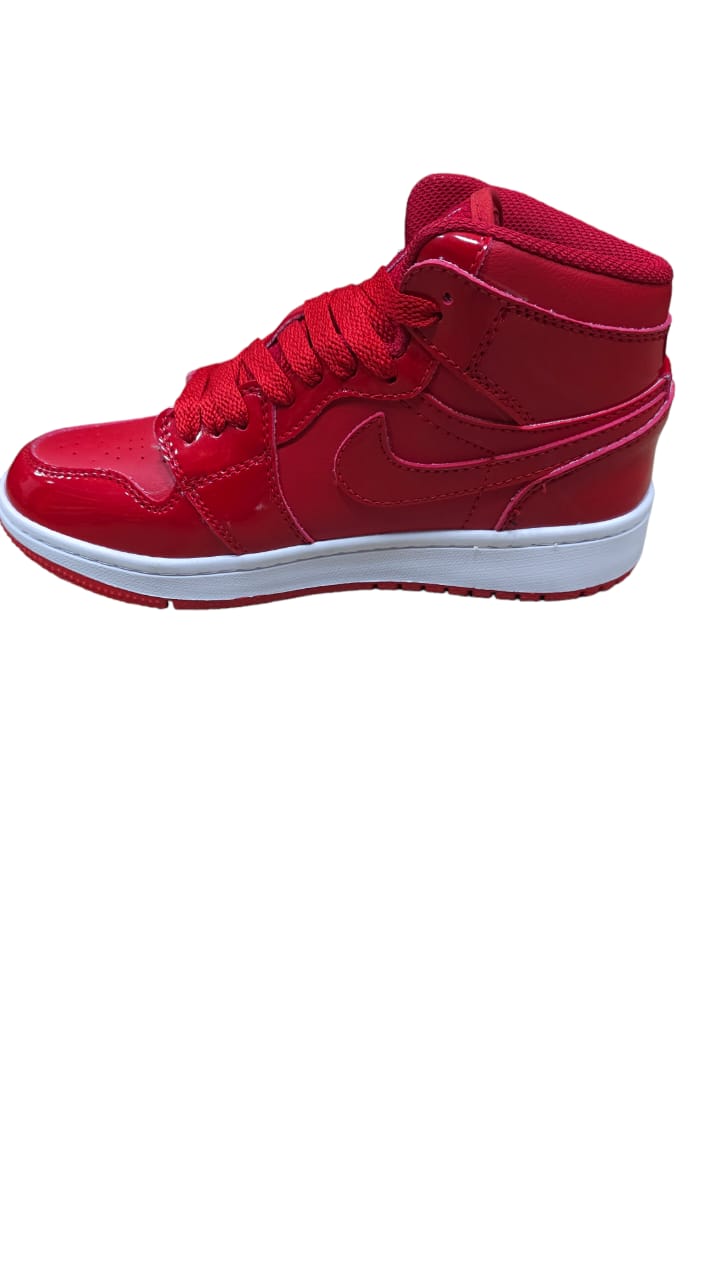 Tenis Jordan Retro 1 Rojo Charol Calidad AAA