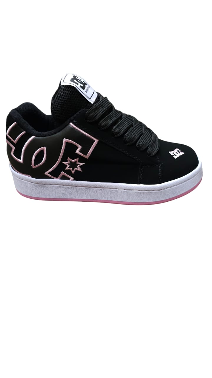 Tenis DC Shoes Skate Replica 2-A Negro Rosado