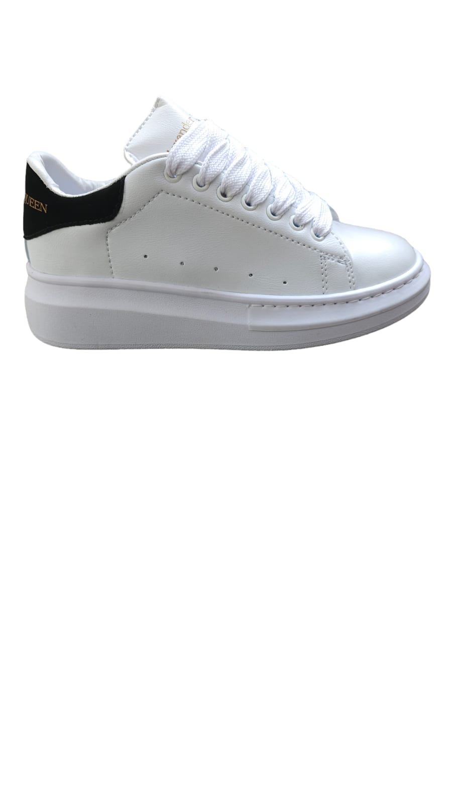 Tenis Alexander McQueen R-eplica 2-A Blanco Negro