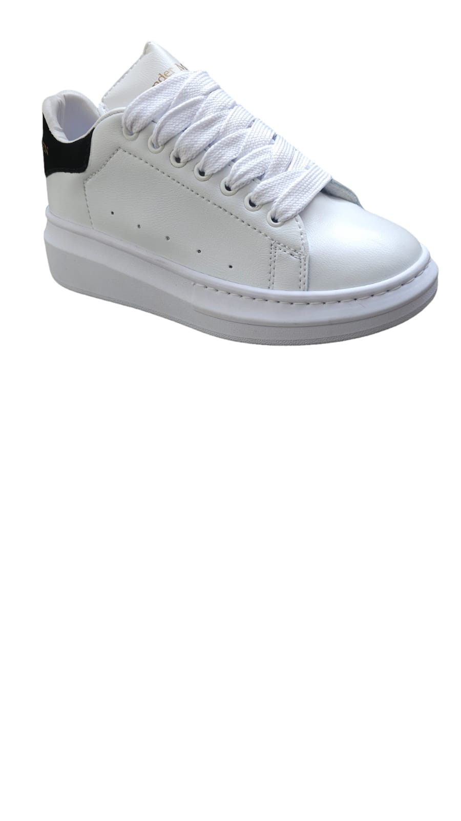 Tenis Alexander McQueen R-eplica 2-A Blanco Negro
