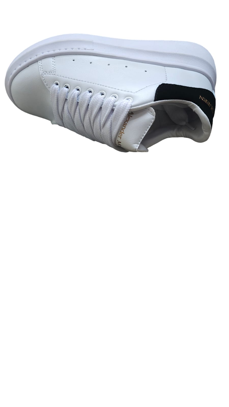 Tenis Alexander McQueen R-eplica 2-A Blanco Negro