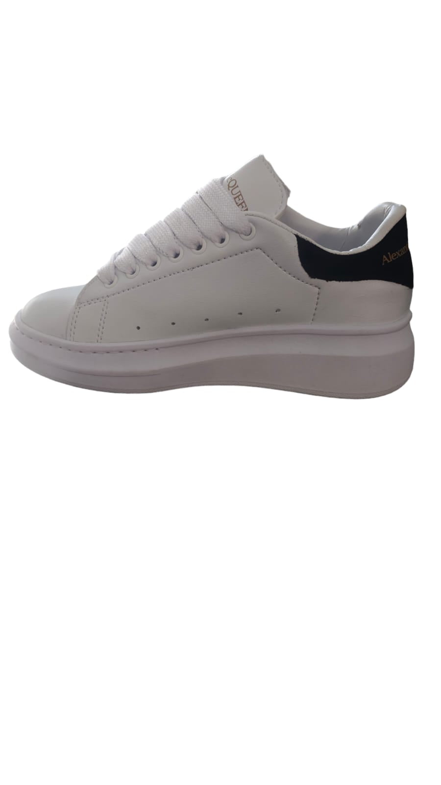 Tenis Alexander McQueen R-eplica 2-A Blanco Negro