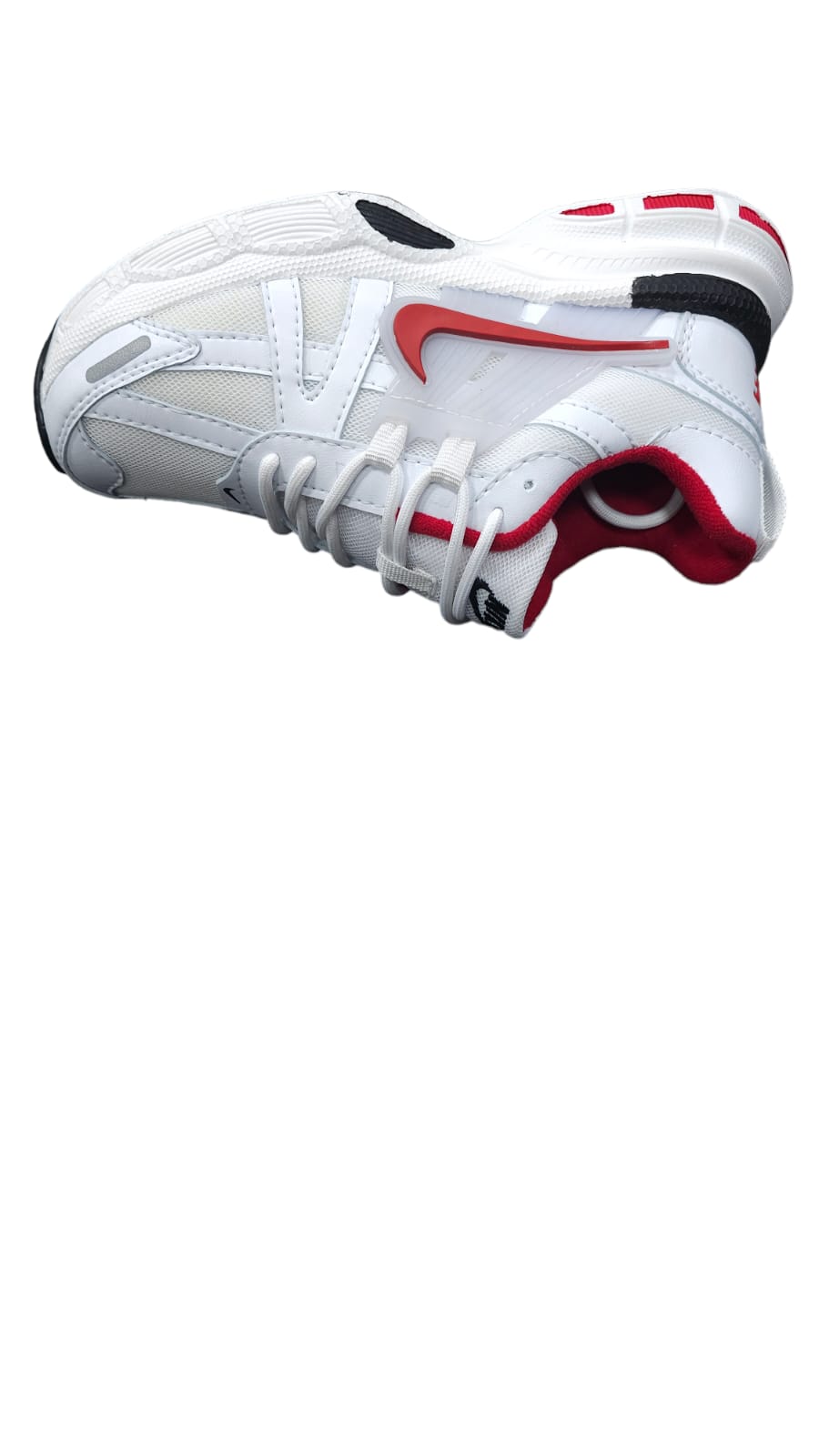 Tenis Nike 393 Nueva Edición Blanco Rojo