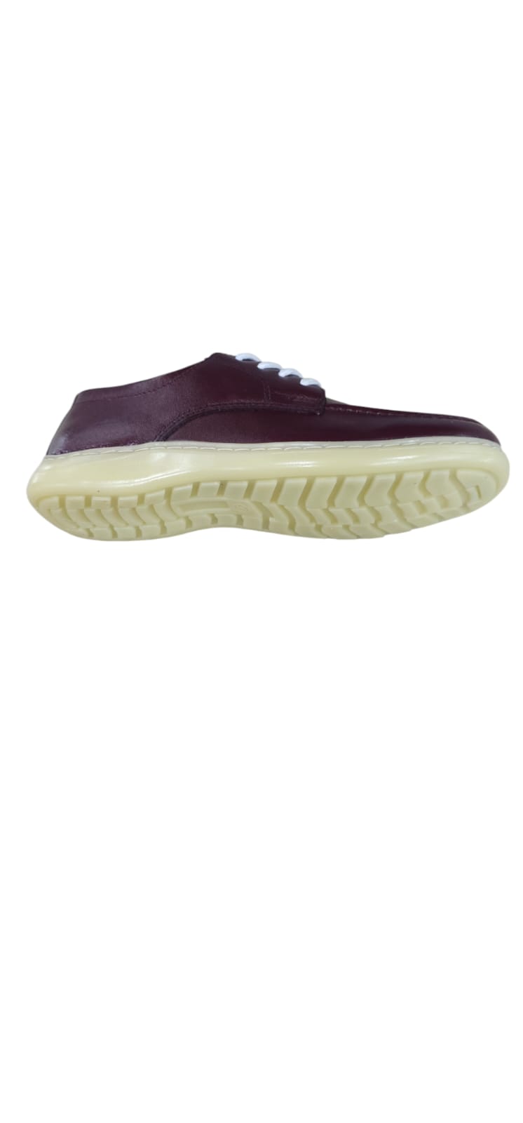 Zapatos Colegiales Vino Tinto En Cuero