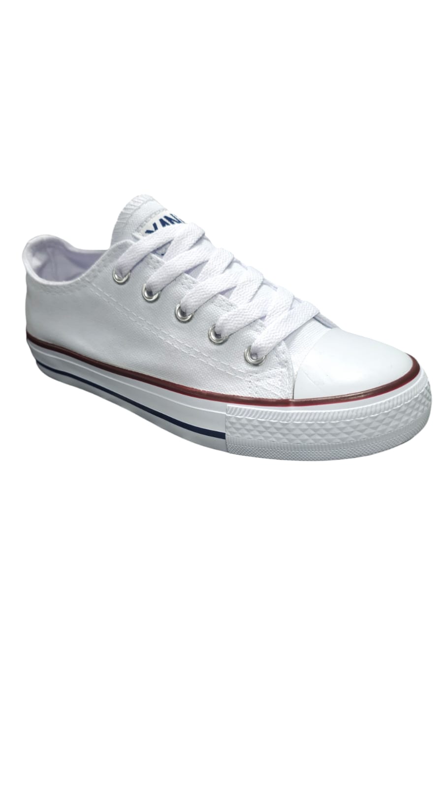 Tenis En Lona Importados White