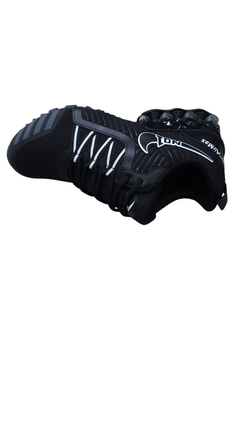 Tenis Importados Suela Tornillo Black White