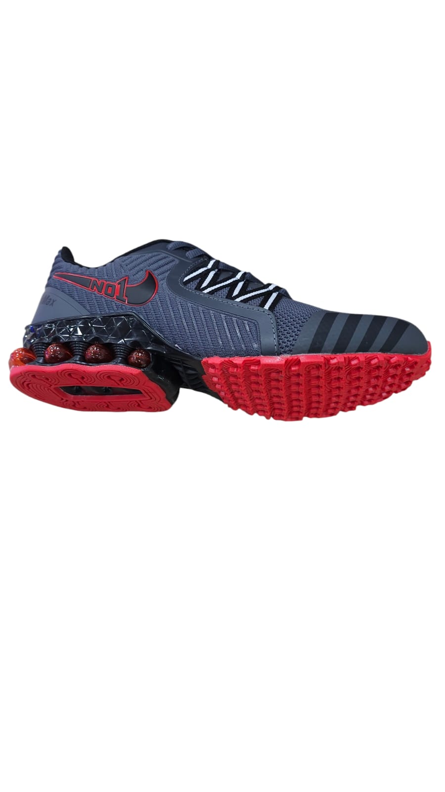 Tenis Importados Suela Tornillo Grey Red