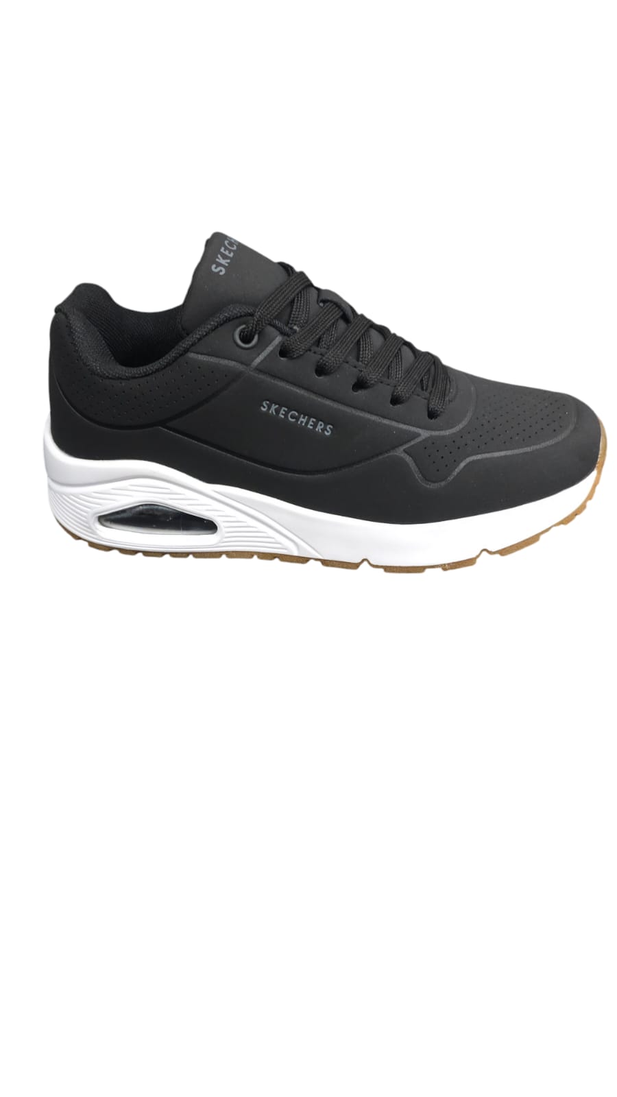 Tenis Skeachers Lifestyle Importados Replica AAA Black White
