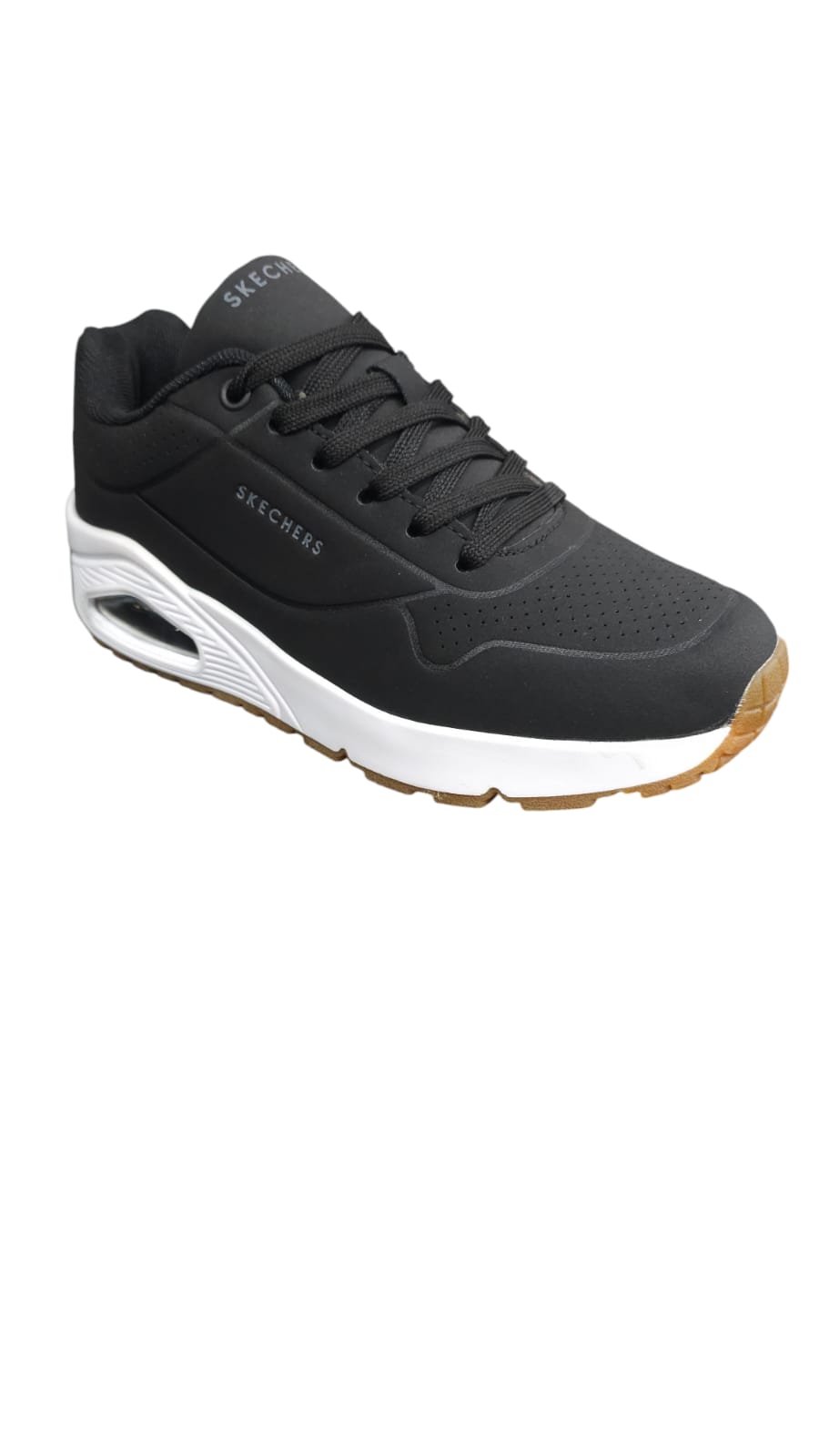 Tenis Skeachers Lifestyle Importados Replica AAA Black White