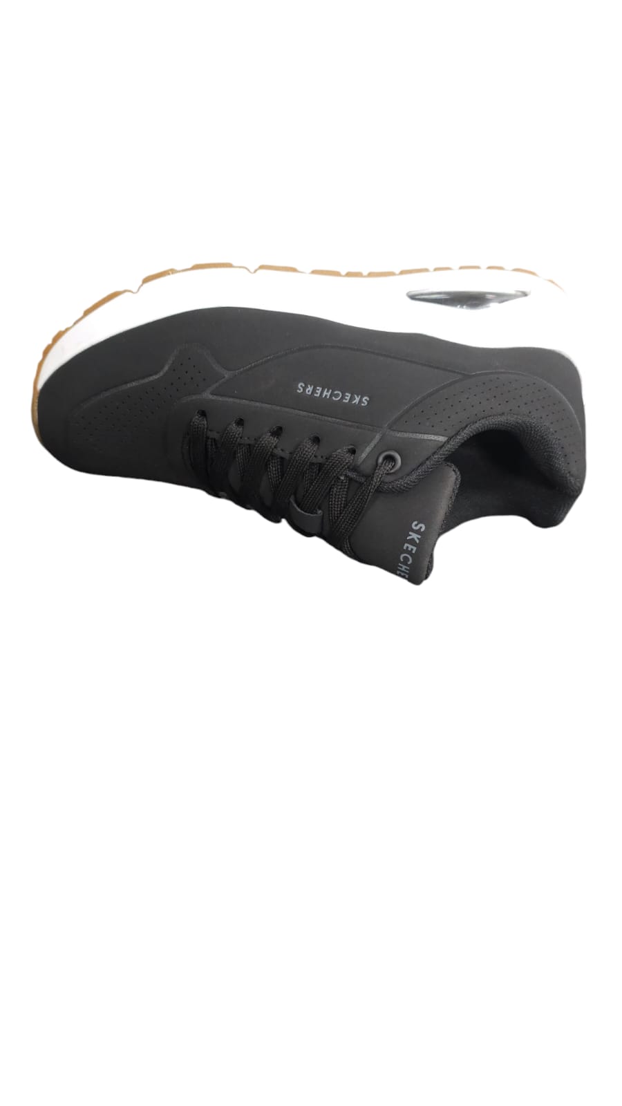 Tenis Skeachers Lifestyle Importados Replica AAA Black White