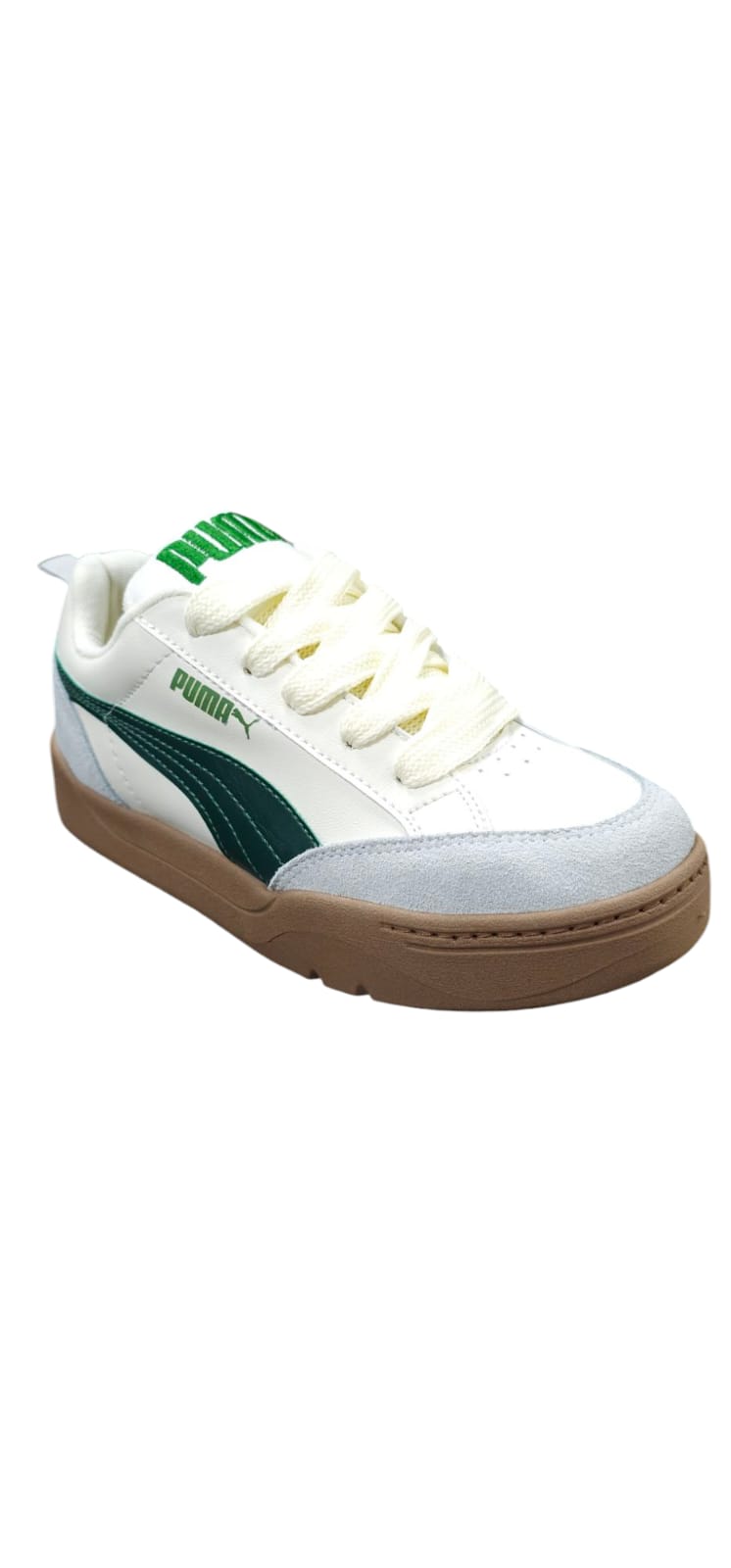 Tenis Puma Park Lifestyle Nueva Edicion Replica AA Beige Green