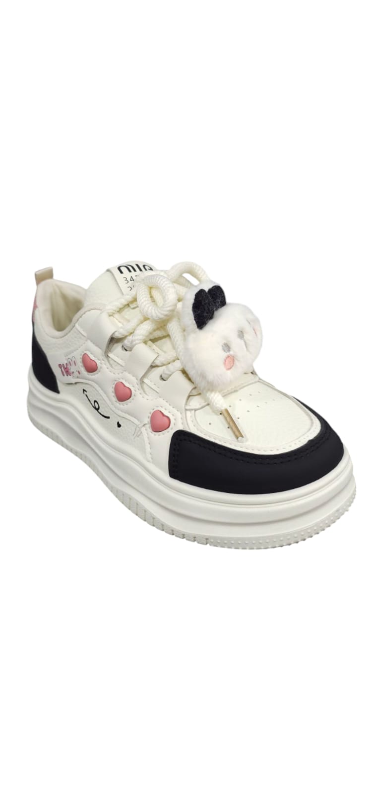 Tenis Importados Suela Plana Moda 2025 New Colección Conejo Black