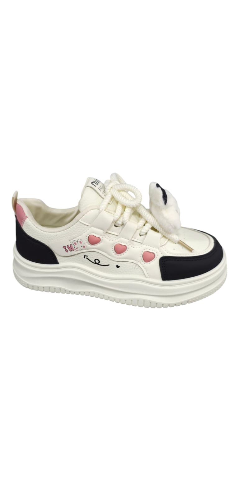 Tenis Importados Suela Plana Moda 2025 New Colección Conejo Black