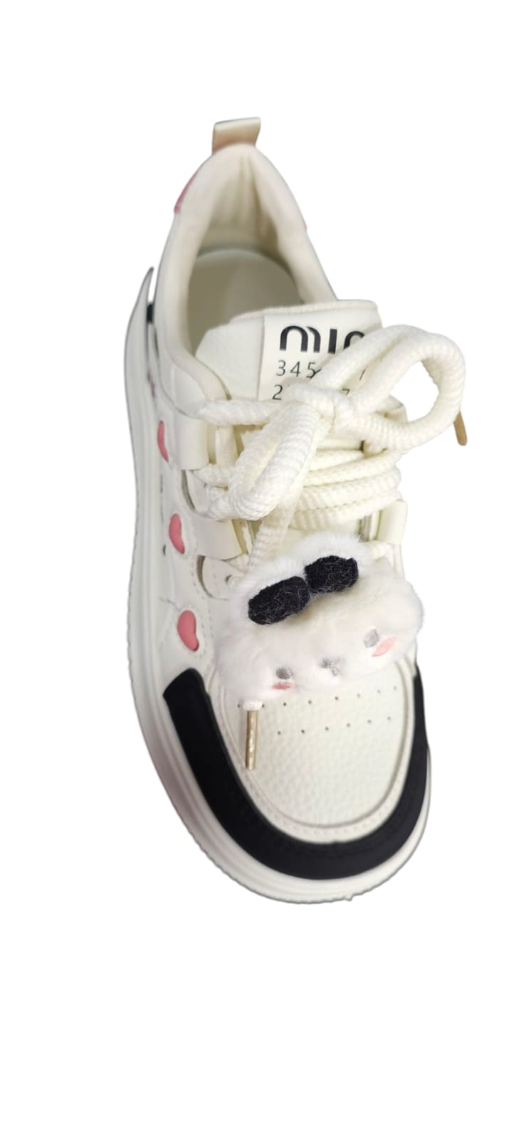 Tenis Importados Suela Plana Moda 2025 New Colección Conejo Black