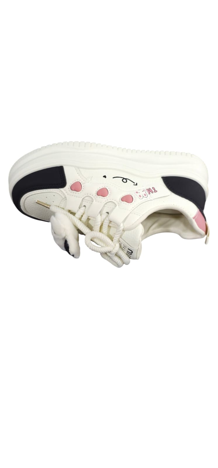 Tenis Importados Suela Plana Moda 2025 New Colección Conejo Black