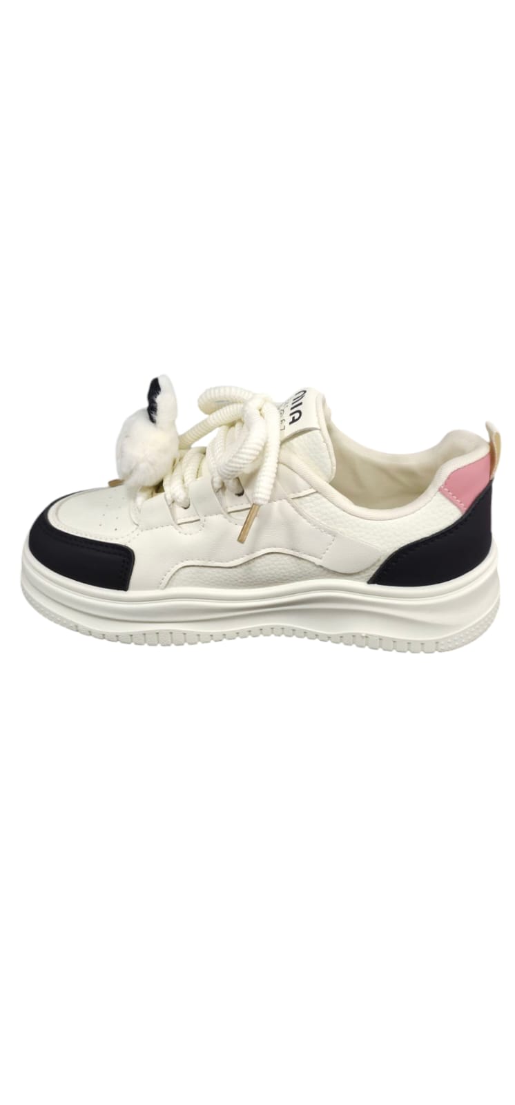 Tenis Importados Suela Plana Moda 2025 New Colección Conejo Black
