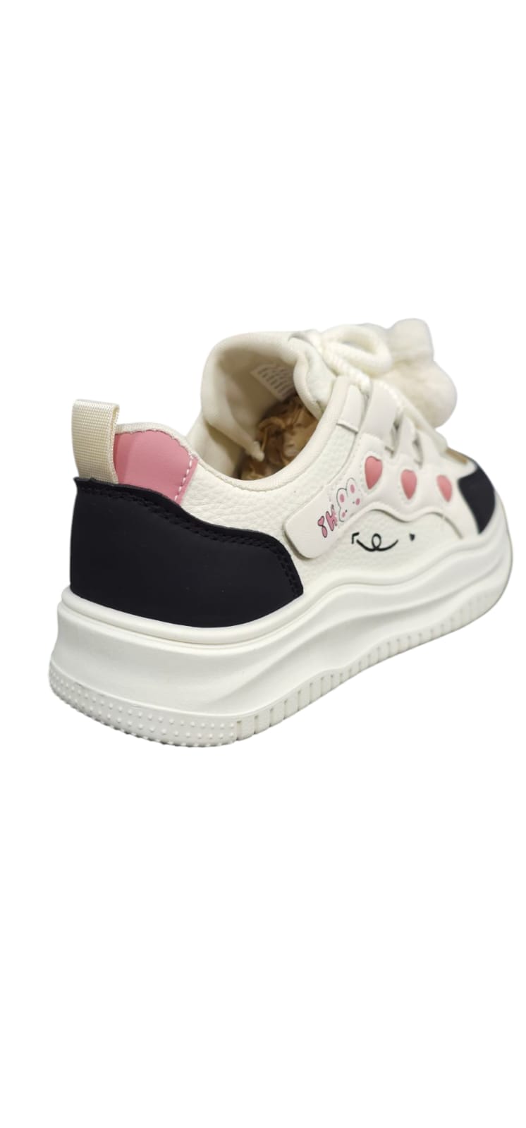 Tenis Importados Suela Plana Moda 2025 New Colección Conejo Black