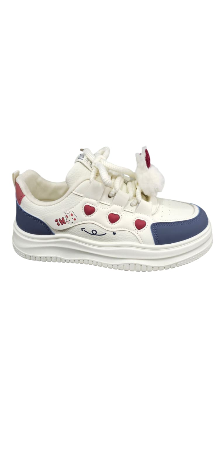 Tenis Importados Suela Plana Moda 2025 New Colección Conejo Blue