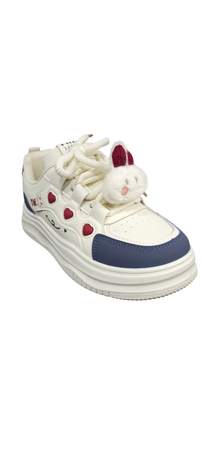 Tenis Importados Suela Plana Moda 2025 New Colección Conejo Blue