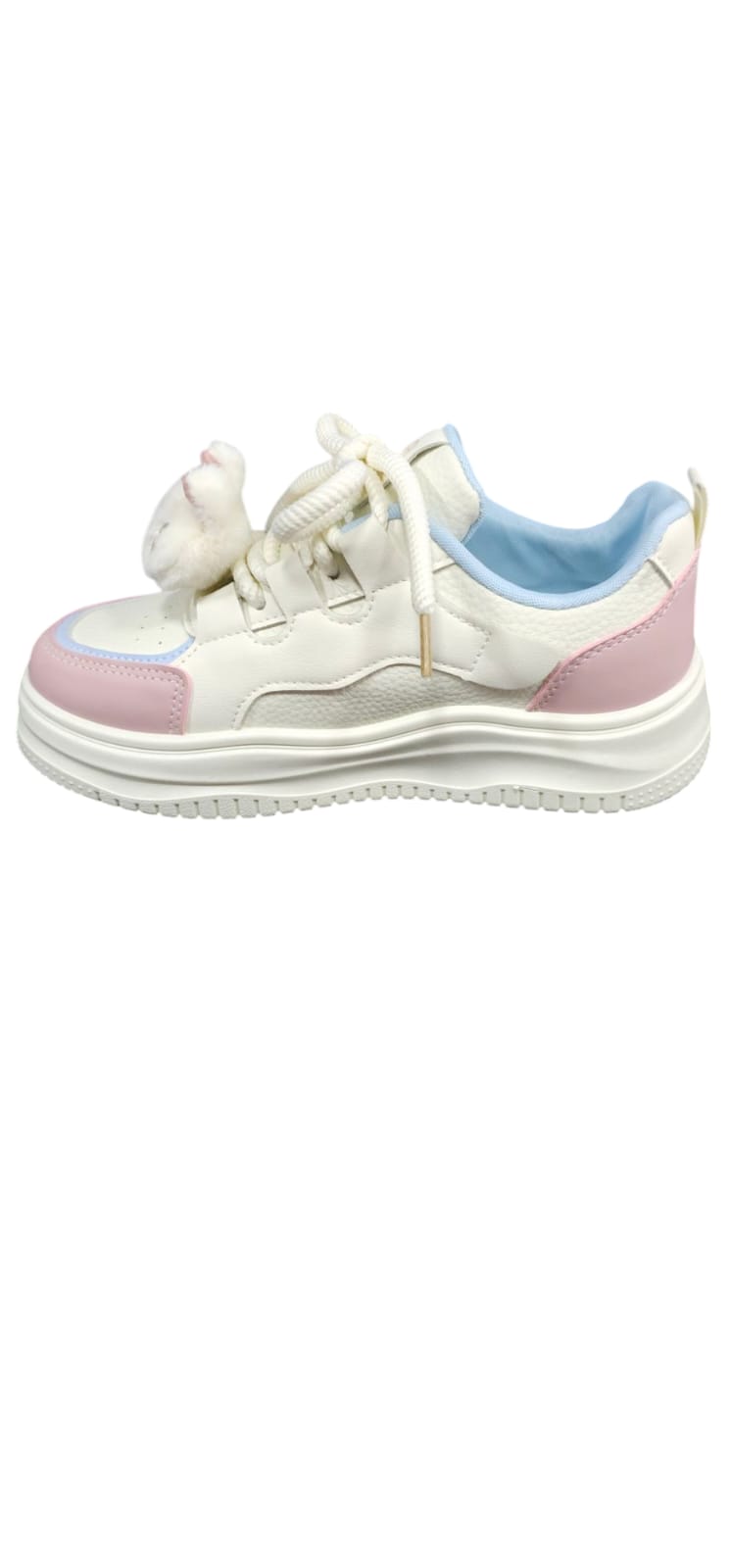 Tenis Importados Suela Plana Moda 2025 New Colección Conejo Pink