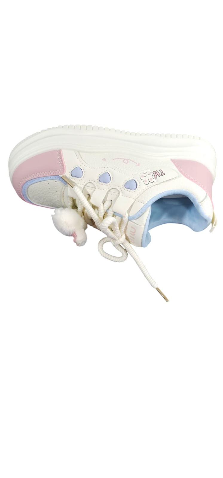 Tenis Importados Suela Plana Moda 2025 New Colección Conejo Pink