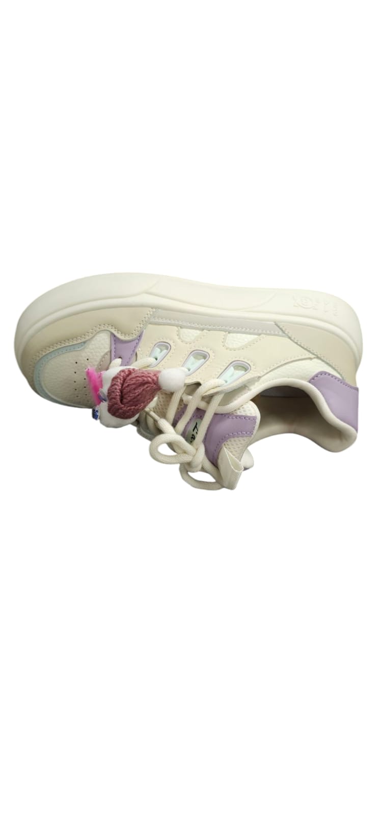 Tenis Importados Suela Plana Moda 2025 New Colección Muñeco Lila
