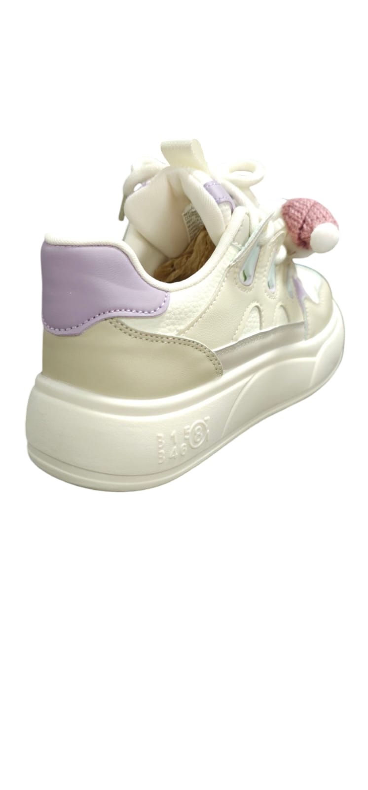 Tenis Importados Suela Plana Moda 2025 New Colección Muñeco Lila