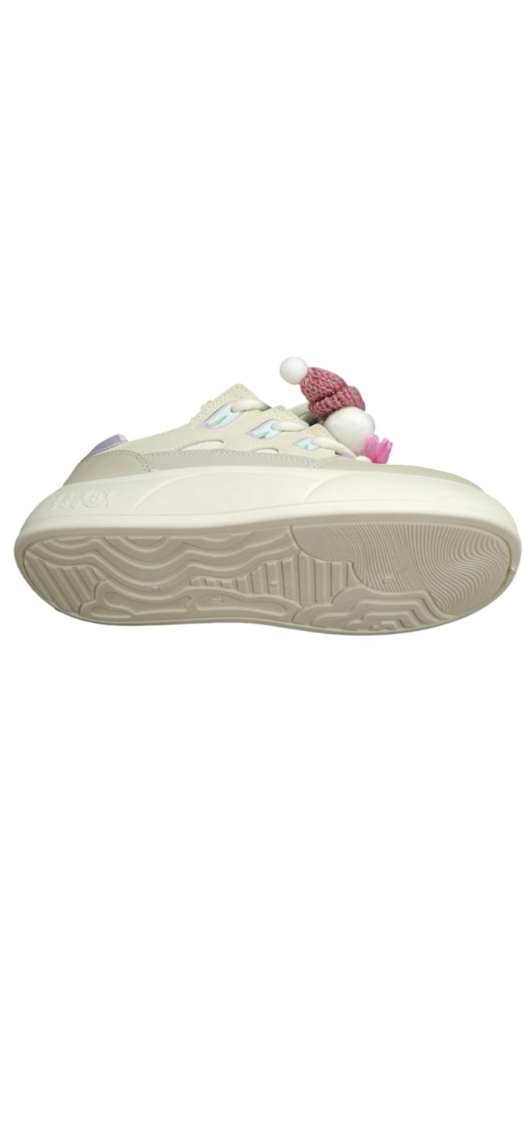 Tenis Importados Suela Plana Moda 2025 New Colección Muñeco Lila