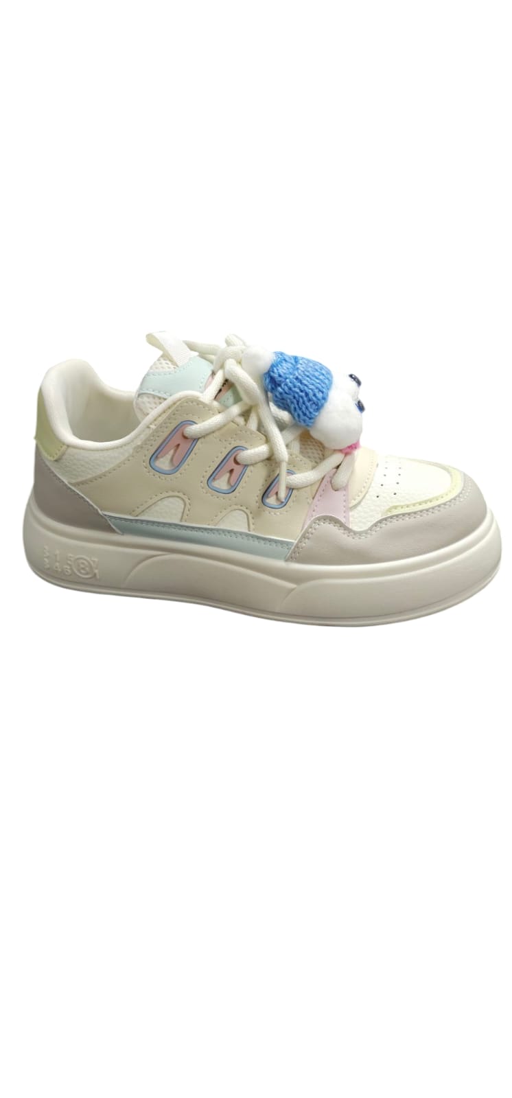 Tenis Importados Suela Plana Moda 2025 New Colección Muñeco Yellow