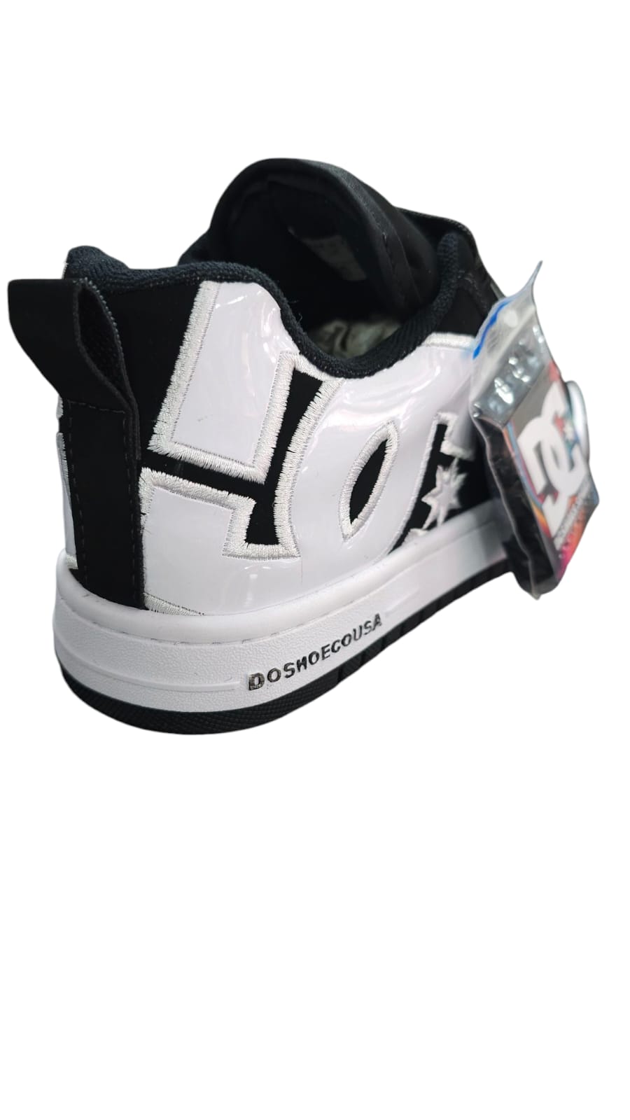 Tenis DC Shoes Court Graffic Replica AA Colors Black White