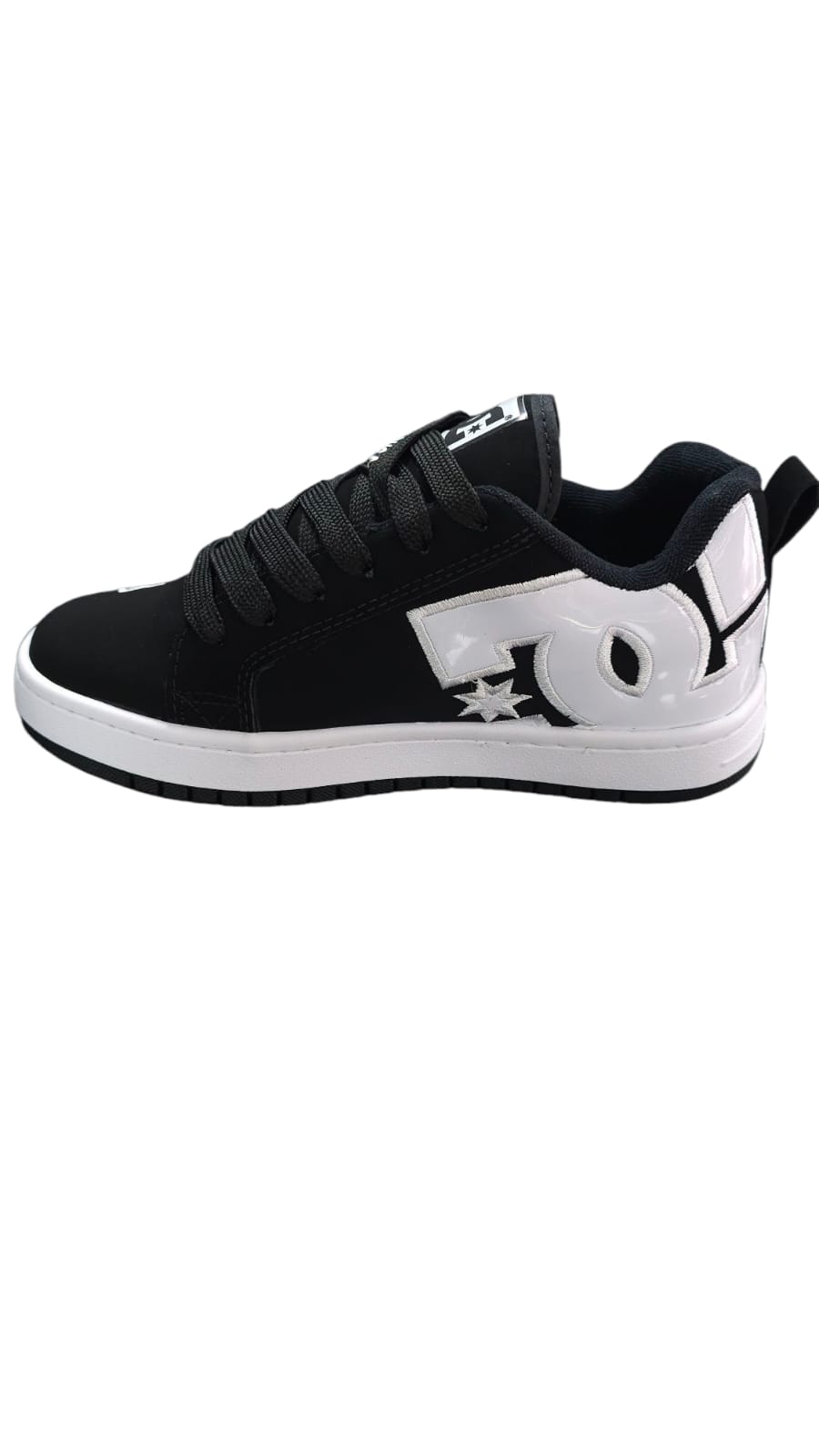 Tenis DC Shoes Court Graffic Replica AA Colors Black White