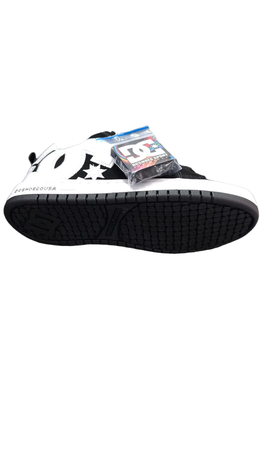Tenis DC Shoes Court Graffic Replica AA Colors Black White