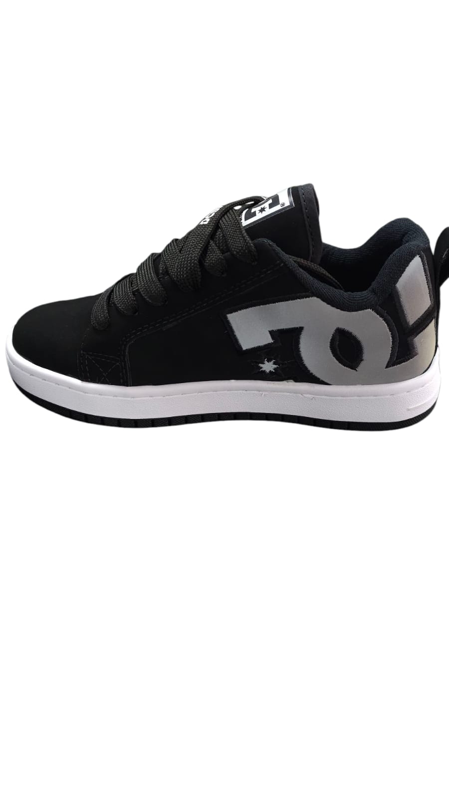 Tenis DC Shoes Court Graffic Replica AA Colors Black ReflectIVO