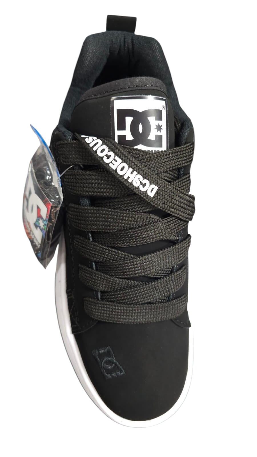 Tenis DC Shoes Court Graffic Replica AA Colors Black ReflectIVO