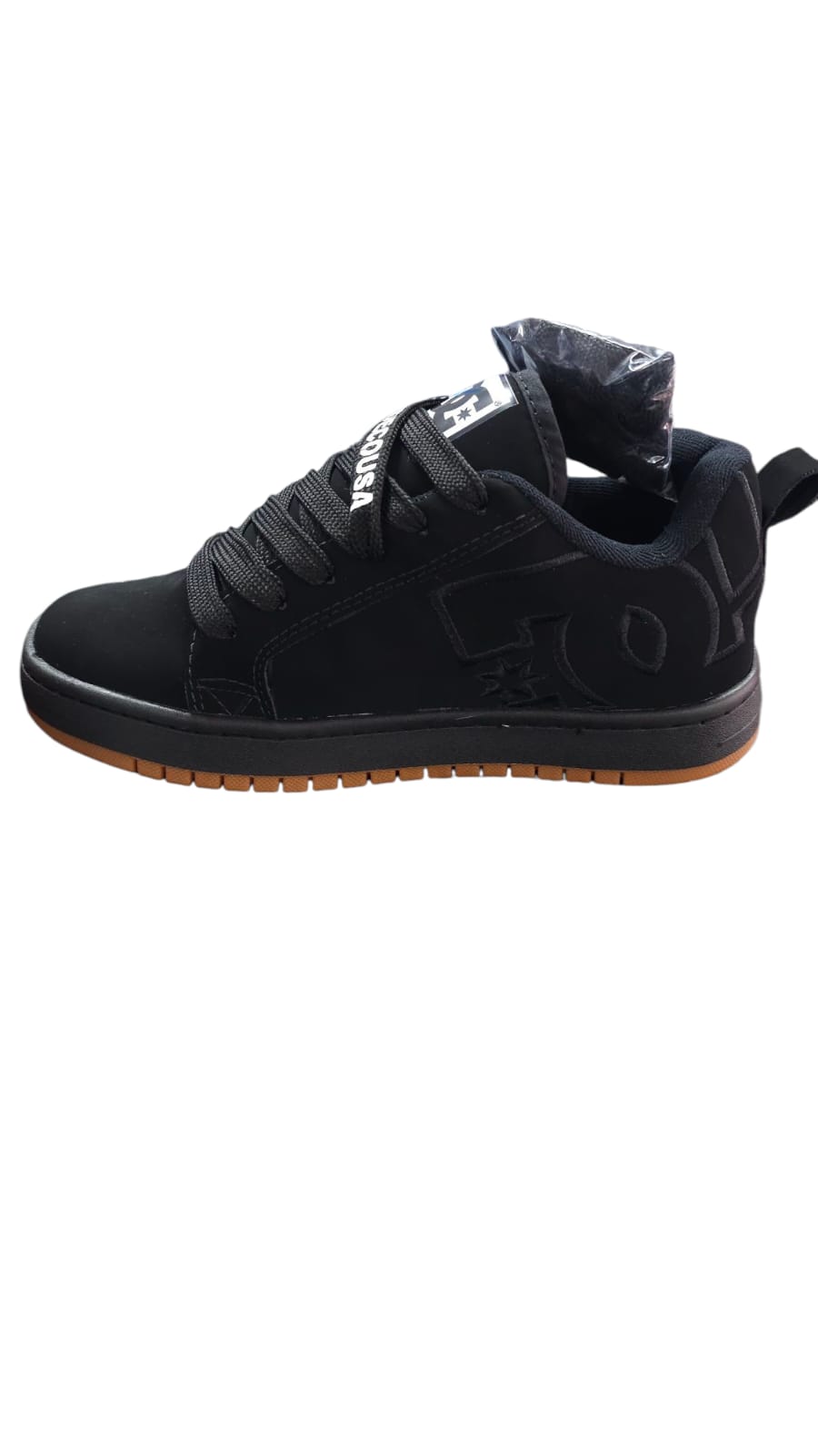 Tenis DC Shoes Court Graffic Replica AA Colors Black Crepe
