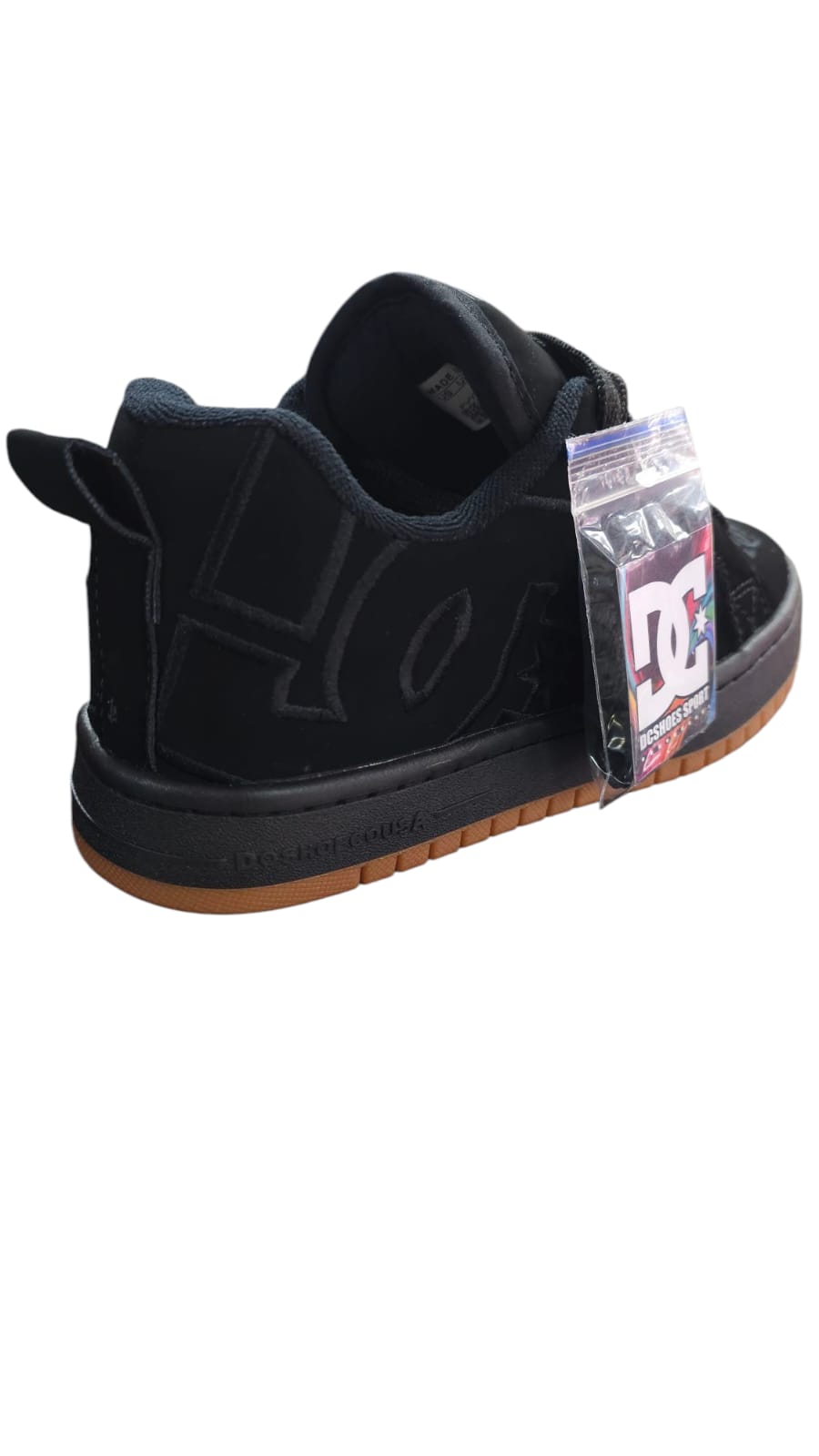 Tenis DC Shoes Court Graffic Replica AA Colors Black Crepe