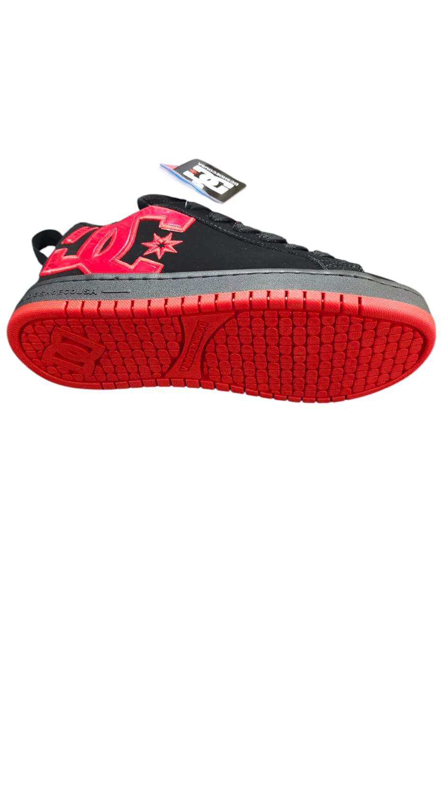 Tenis DC Shoes Court Graffic Replica AA Colors Black Red