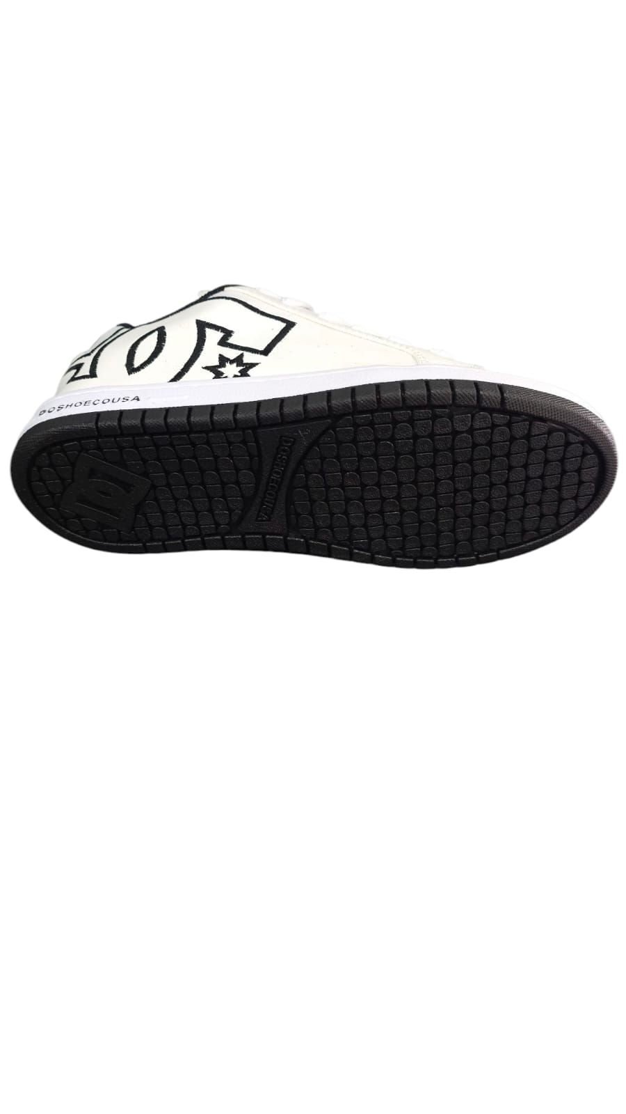 Tenis DC Shoes Court Graffic Replica AA Colors White Black
