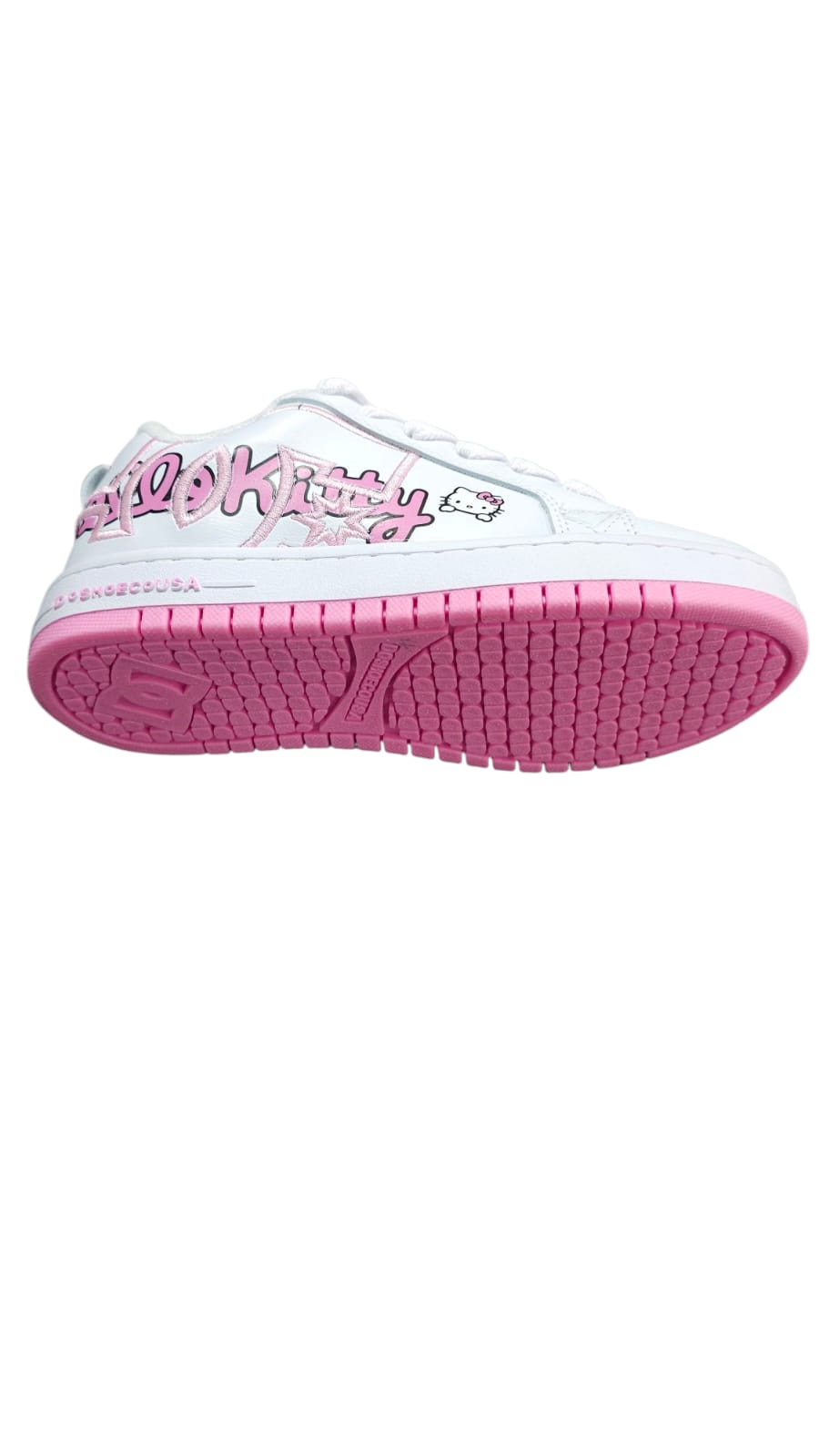 Tenis DC Shoes Court Graffic Replica AA Colors White Pink