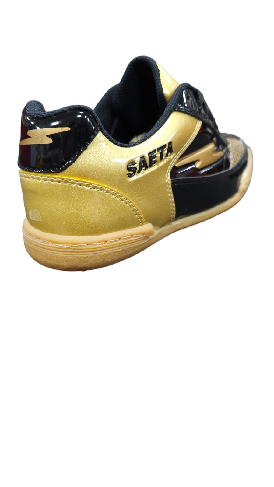 Tenis Futsal Torretin SAETA Replica AA Black Dorado