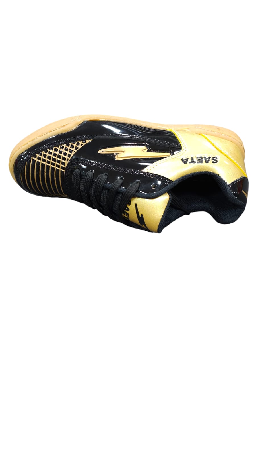 Tenis Futsal Torretin SAETA Replica AA Black Dorado
