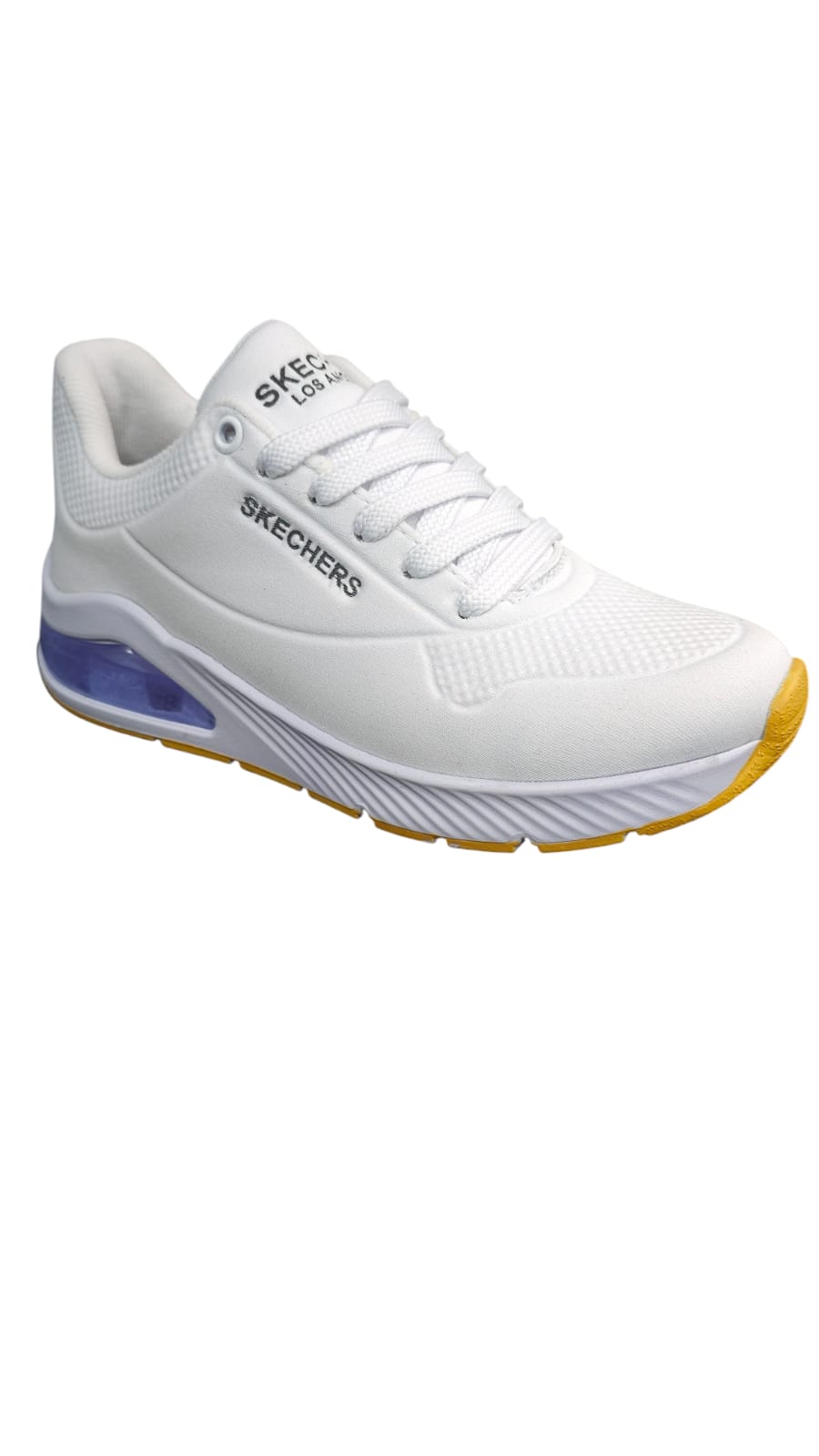 Tenis Skechers Black White Lifestyle AA White