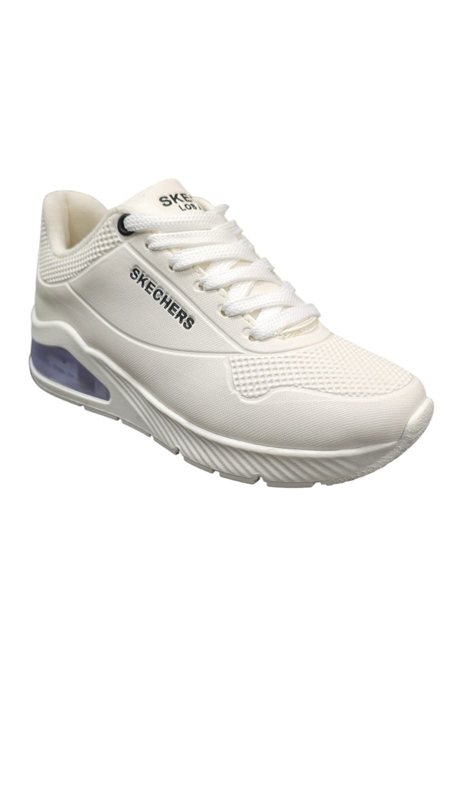 Tenis Skechers Black White Lifestyle AA Beige