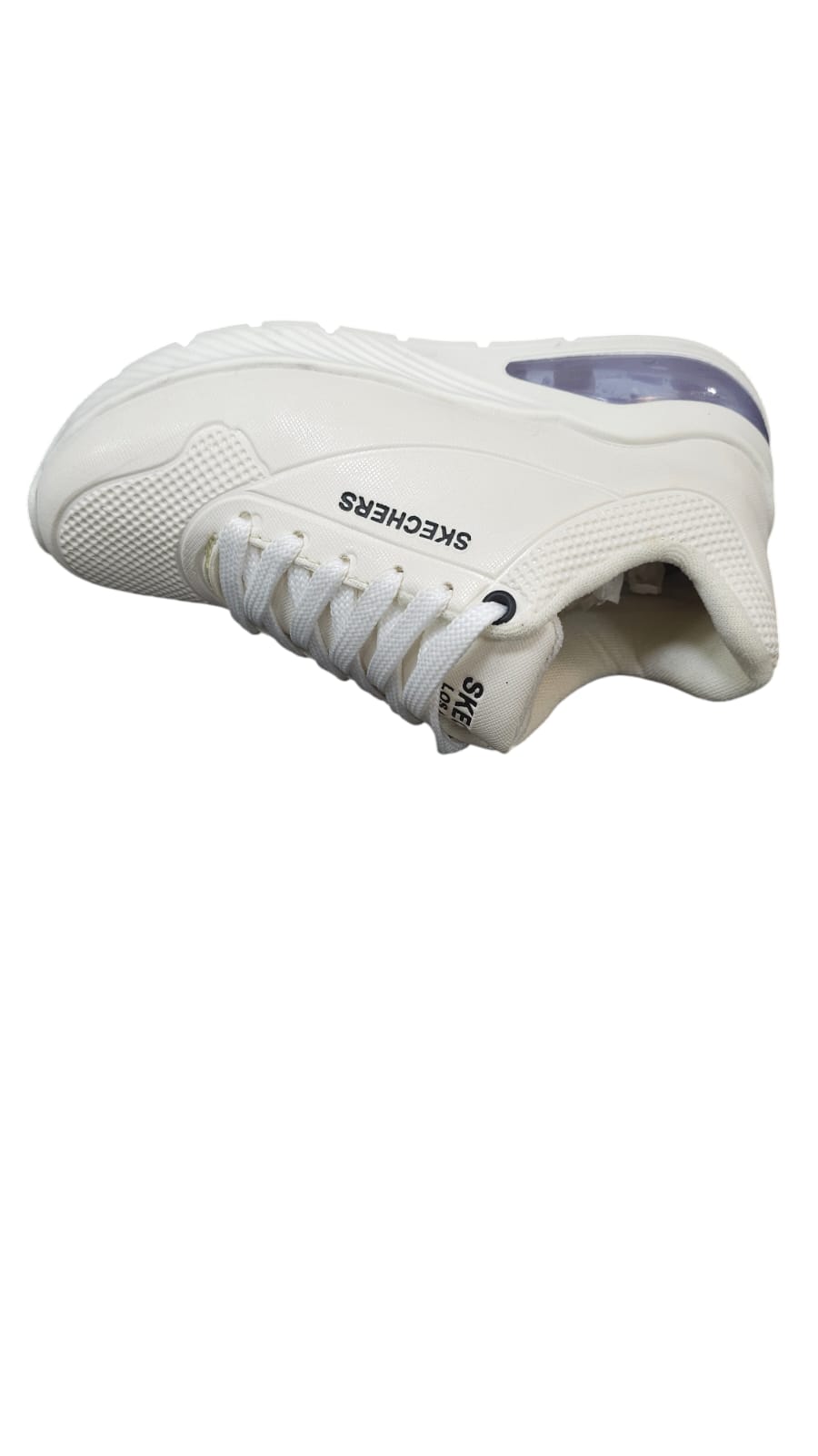 Tenis Skechers Black White Lifestyle AA Beige