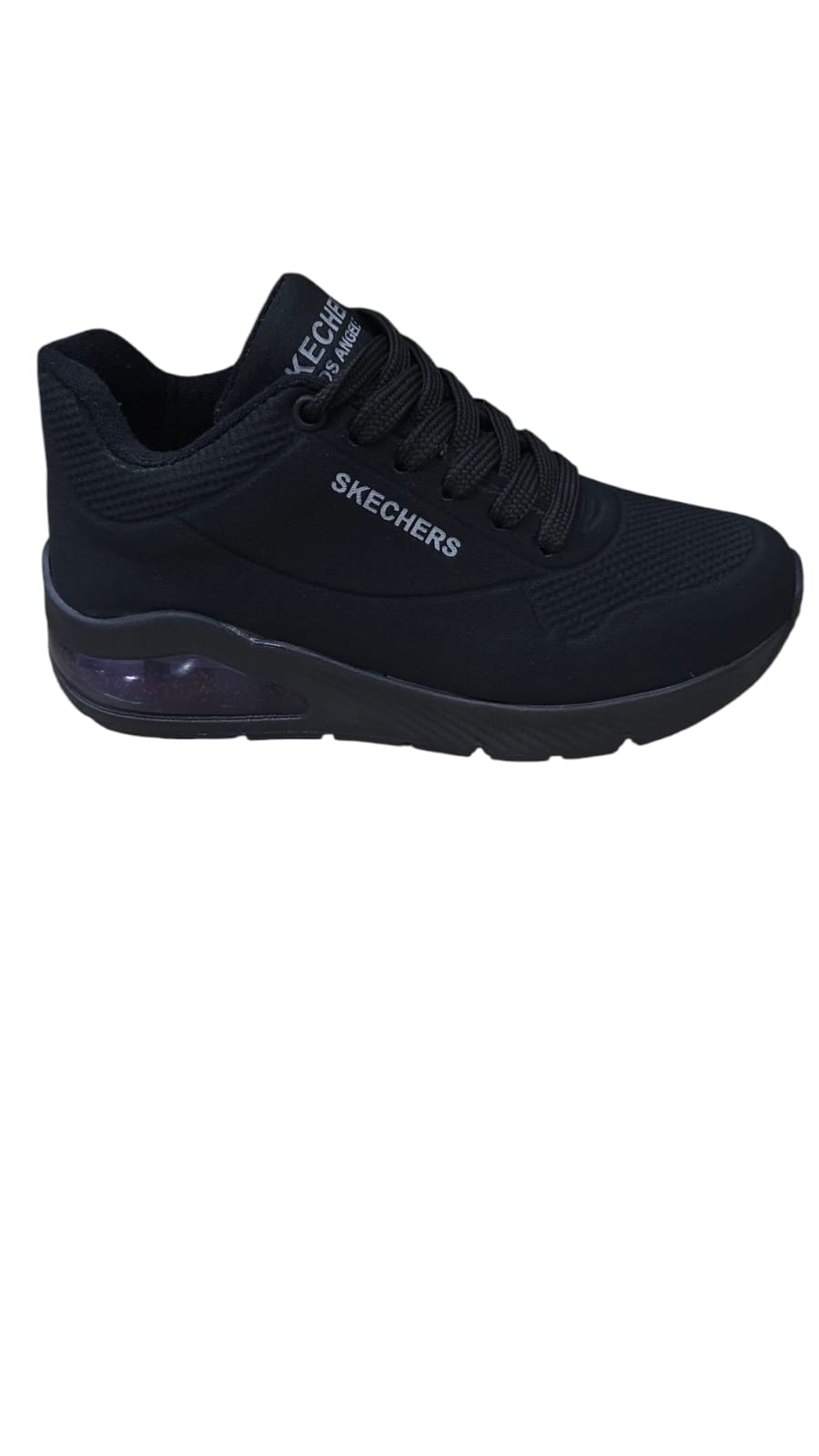 Tenis Skechers Black White Lifestyle AA Black