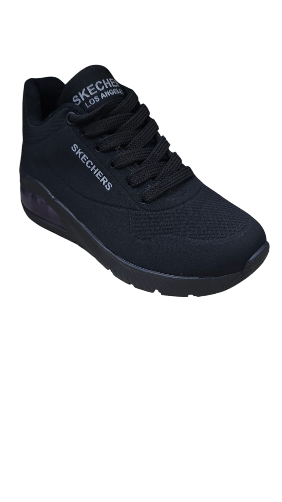 Tenis Skechers Black White Lifestyle AA Black